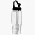 Garyline® Poly+ Bottle with Flip-Straw, Swivel-Handle Lid, 27 oz.