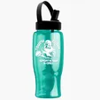 Garyline® Poly+ Bottle with Flip-Straw, Swivel-Handle Lid, 27 oz. — view 43