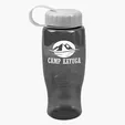 Garyline® Poly+ Bottle with Tethered Lid, 27 oz. — view 100
