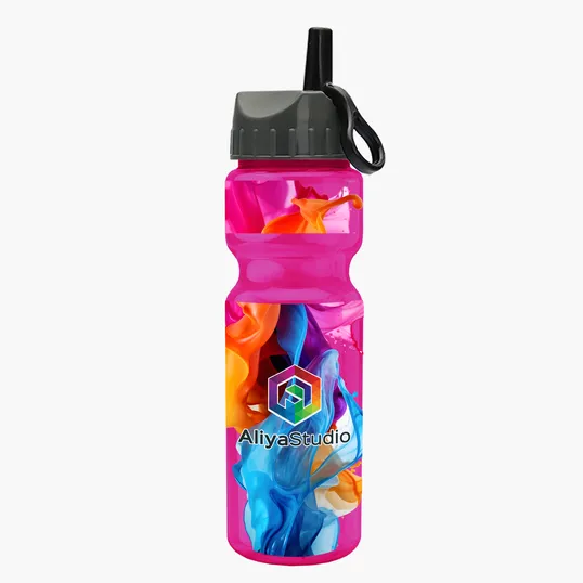 Garyline® Champ Bottle with Ring-Straw Lid, 28 oz. — view 32