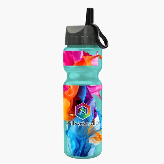 Garyline® Champ Bottle with Ring-Straw Lid, 28 oz. — view 43