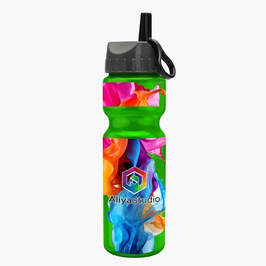 Garyline® Champ Bottle with Ring-Straw Lid, 28 oz. — view 28