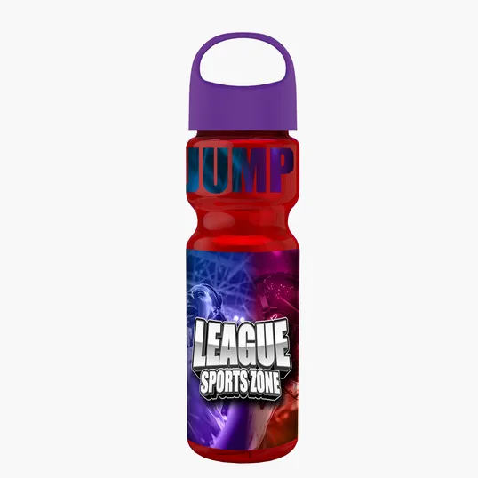 Garyline® Champ Bottle with Oval Crest Lid, 28 oz. — view 175