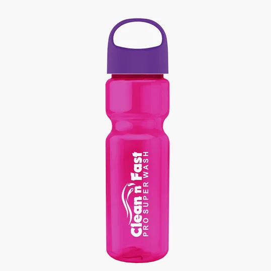 Garyline® Champ Bottle with Oval Crest Lid, 28 oz. — view 170