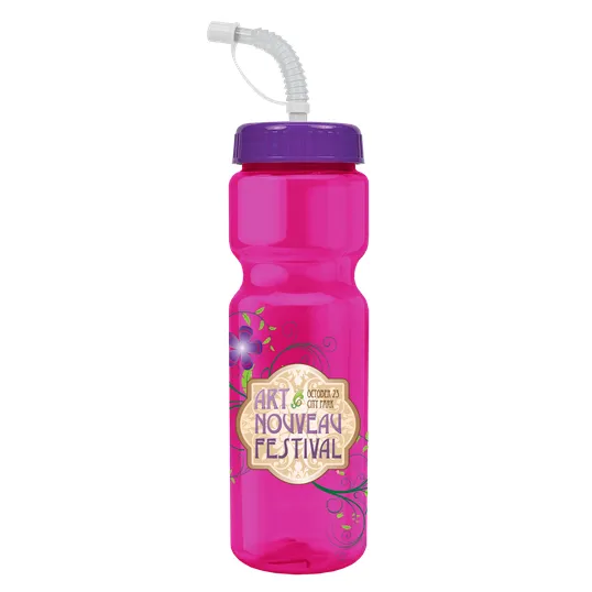 Garyline® Champ Bottle with Straw Lid, 28 oz. — view 148