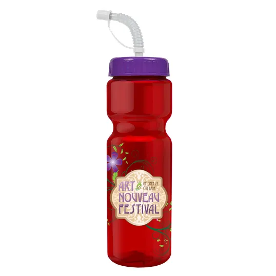 Garyline® Champ Bottle with Straw Lid, 28 oz. — view 151