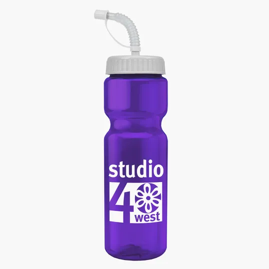 Garyline® Champ Bottle with Straw Lid, 28 oz. — view 170