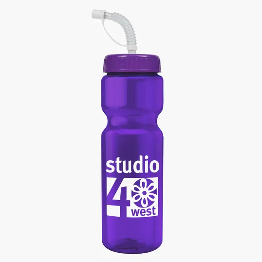 Garyline® Champ Bottle with Straw Lid, 28 oz. — view 154