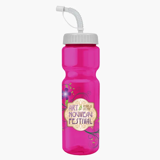 Garyline® Champ Bottle with Straw Lid, 28 oz. — view 164
