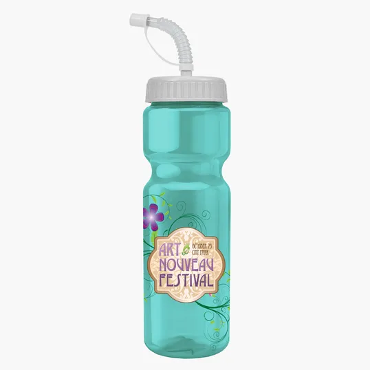 Garyline® Champ Bottle with Straw Lid, 28 oz. — view 156