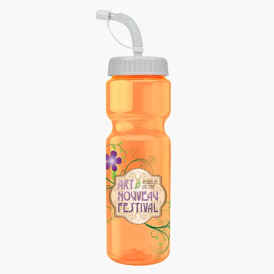 Garyline® Champ Bottle with Straw Lid, 28 oz. — view 166