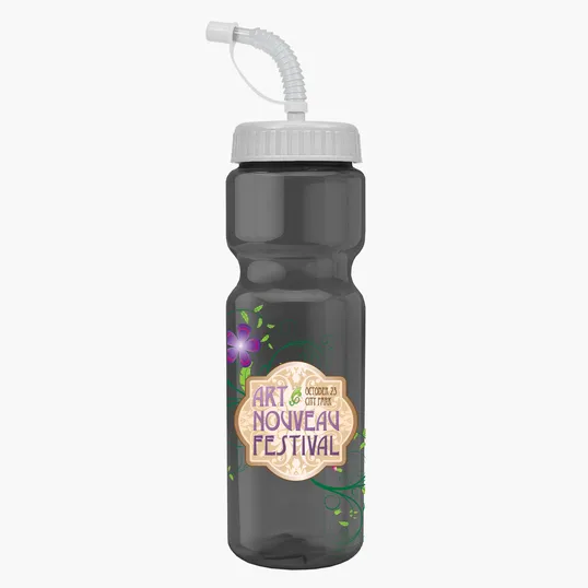 Garyline® Champ Bottle with Straw Lid, 28 oz. — view 158