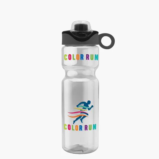 Garyline® Champ Bottle with Two-Tone Drink-Thru Lid, 28 oz. — view 5