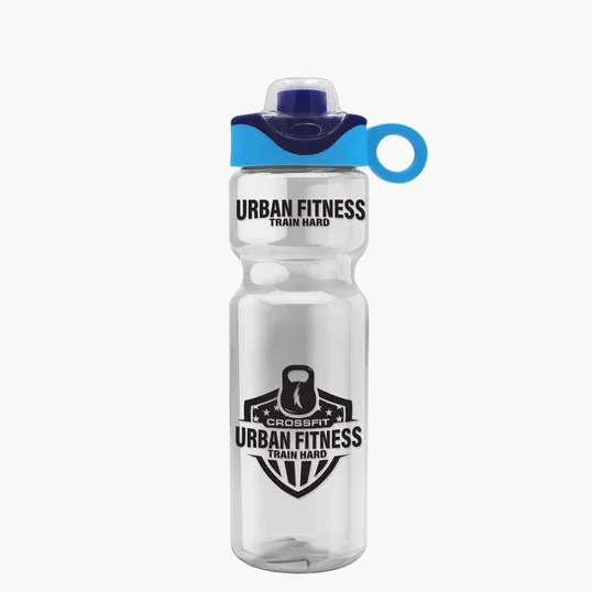 Garyline® Champ Bottle with Two-Tone Drink-Thru Lid, 28 oz. — view 2