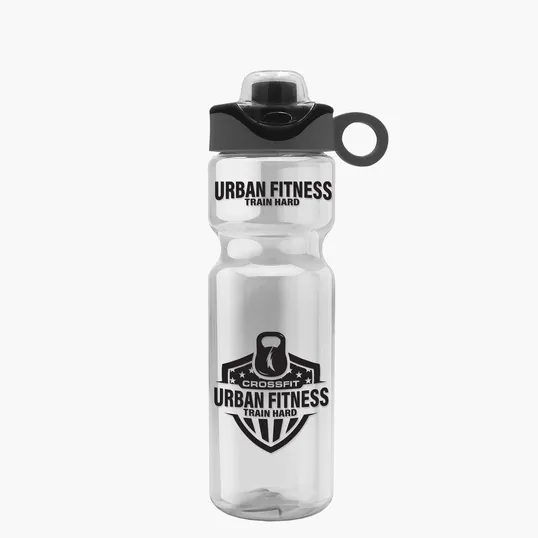 Garyline® Champ Bottle with Two-Tone Drink-Thru Lid, 28 oz. — view 4