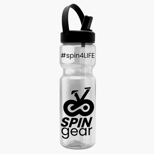 Garyline® Champ Bottle with Flip-Straw, Swivel-Handle Lid, 28 oz. — view 12