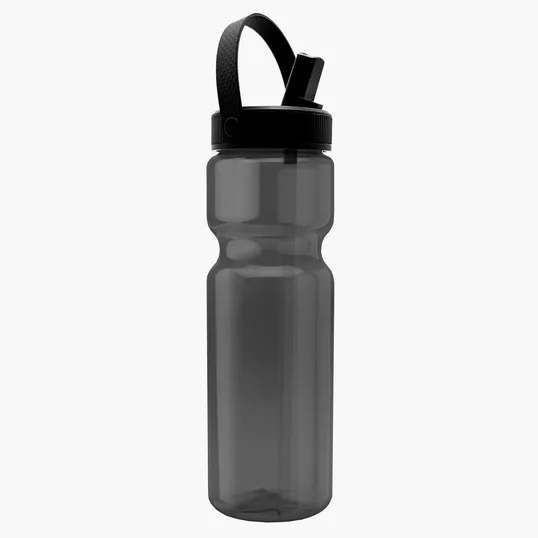 Garyline® Champ Bottle with Flip-Straw, Swivel-Handle Lid, 28 oz. — view 3