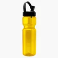 Garyline® Champ Bottle with Flip-Straw, Swivel-Handle Lid, 28 oz. — view 2
