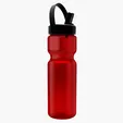 Garyline® Champ Bottle with Flip-Straw, Swivel-Handle Lid, 28 oz. — view 8
