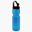 Garyline® Champ Bottle with Flip-Straw, Swivel-Handle Lid, 28 oz. — view 4