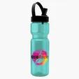 Garyline® Champ Bottle with Flip-Straw, Swivel-Handle Lid, 28 oz. — view 43
