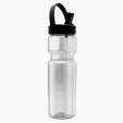 Garyline® Champ Bottle with Flip-Straw, Swivel-Handle Lid, 28 oz.