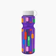 Garyline® Champ Bottle with Tethered Lid, 28 oz. — view 111