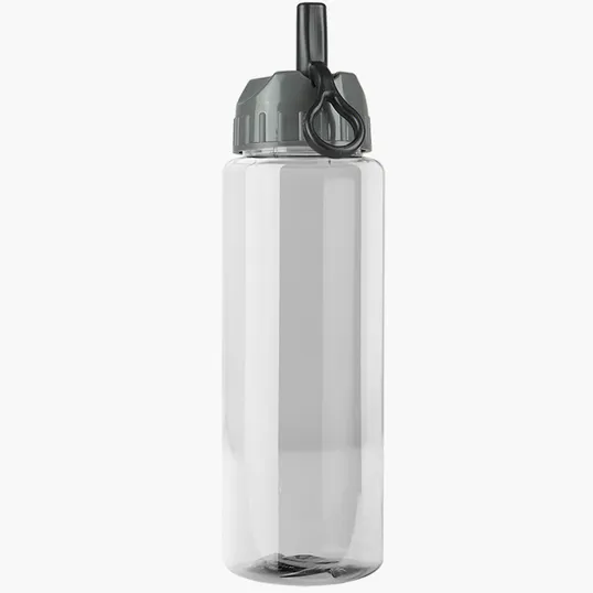 Garyline® Guzzler Bottle with Ring-Straw Lid, 32 oz.