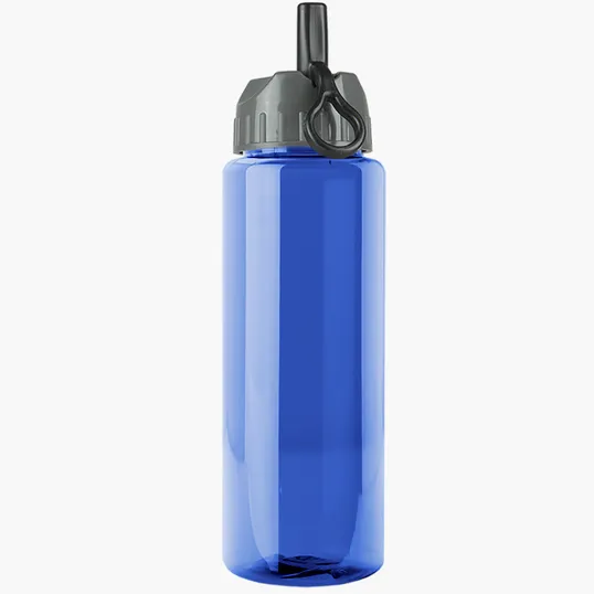Garyline® Guzzler Bottle with Ring-Straw Lid, 32 oz. — view 3