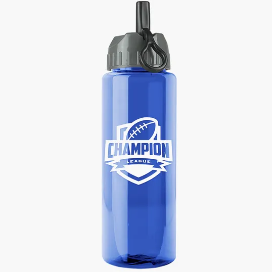 Garyline® Guzzler Bottle with Ring-Straw Lid, 32 oz. — view 14