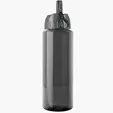 Garyline® Guzzler Bottle with Ring-Straw Lid, 32 oz. — view 2