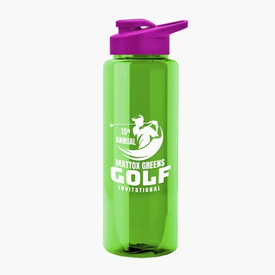 Garyline® Guzzler Bottle with Drink-Thru Lid, 32 oz. — view 116