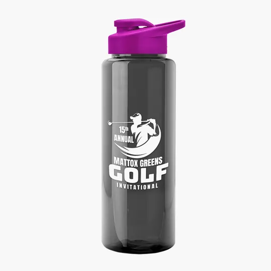 Garyline® Guzzler Bottle with Drink-Thru Lid, 32 oz. — view 96