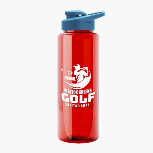 Garyline® Guzzler Bottle with Drink-Thru Lid, 32 oz. — view 123