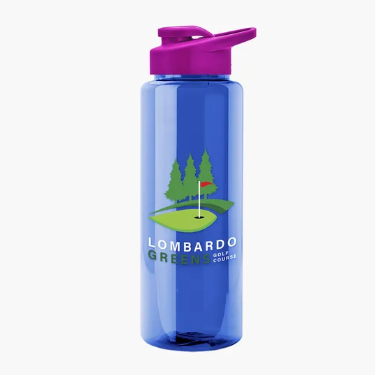 Garyline® Guzzler Bottle with Drink-Thru Lid, 32 oz. — view 107