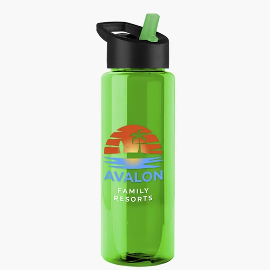 Garyline® Guzzler Bottle with Flip-Straw Lid, 32 oz. — view 106