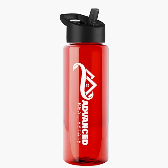 Garyline® Guzzler Bottle with Flip-Straw Lid, 32 oz. — view 110