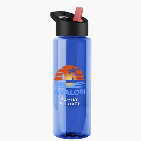 Garyline® Guzzler Bottle with Flip-Straw Lid, 32 oz. — view 97