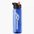 Garyline® Guzzler Bottle with Flip-Straw Lid, 32 oz. — view 96