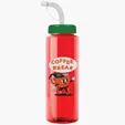 Garyline® Guzzler Bottle with Straw Lid, 32 oz. — view 98