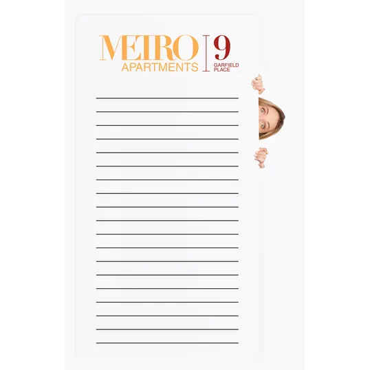 Souvenir® Sticky Note™ Memo Tabs™ Adhesive Notepad, 25 Sheets — view 12