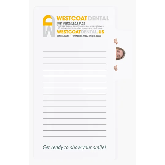 Souvenir® Sticky Note™ Memo Tabs™ Adhesive Notepad, 50 Sheets — view 9