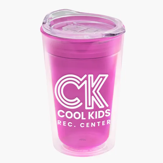Garyline® Transparent Tumbler with Slider Lid, 14 oz. — view 19