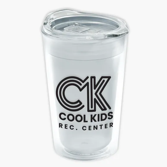 Garyline® Transparent Tumbler with Slider Lid, 14 oz. — view 9