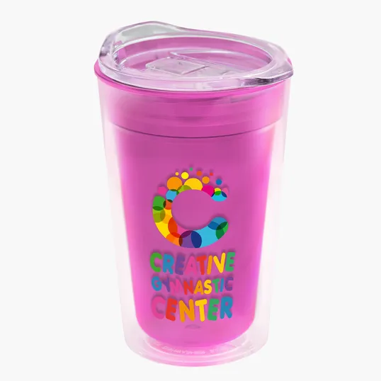 Garyline® Transparent Tumbler with Slider Lid, 14 oz. — view 18