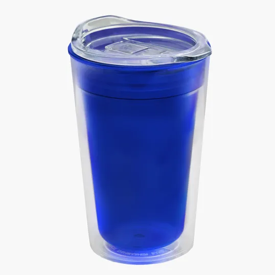 Garyline® Transparent Tumbler with Slider Lid, 14 oz. — view 3