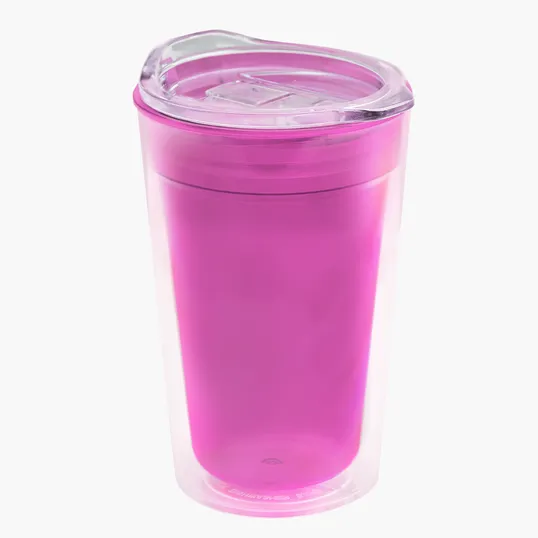 Garyline® Transparent Tumbler with Slider Lid, 14 oz. — view 6