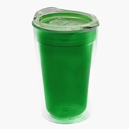 Garyline® Transparent Tumbler with Slider Lid, 14 oz. — view 4