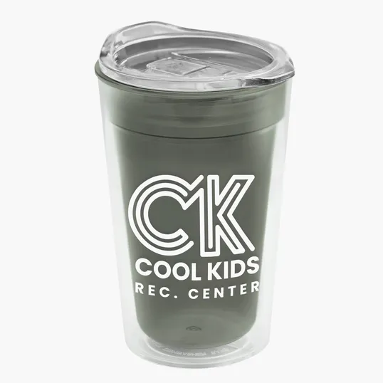 Garyline® Transparent Tumbler with Slider Lid, 14 oz. — view 12
