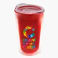 Garyline® Transparent Tumbler with Slider Lid, 14 oz. — view 21